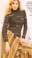 вязание модели: Джемпер и юбка